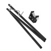 Camping Lantern Stand Aluminum Alloy Foldable Single Hook Lamp Pole