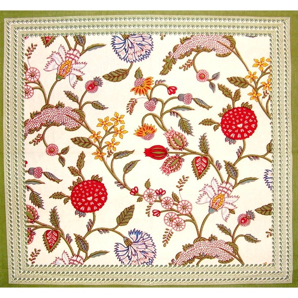 HOMESTEAD Floral Berry Cotton Table Napkin 18" x 18" Multi Color