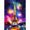 HEIBAGO Eiffel Tower Diamond Art Kits for Adults, 5D Full