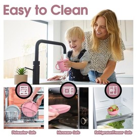 Suministros de destete LED para bebé, juego de alimentación de silicona sin BPA, tazón de succión de silicona, tenedores y cucharas, babero y taza,...