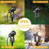 Pogestrand Low Voltage Landscape Lighting,4 Pack Outdoor LED Landscape Spotlights