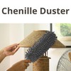 Lizzy Chenille Microfiber Duster | Handheld Noodle Duster, Chenille Wand