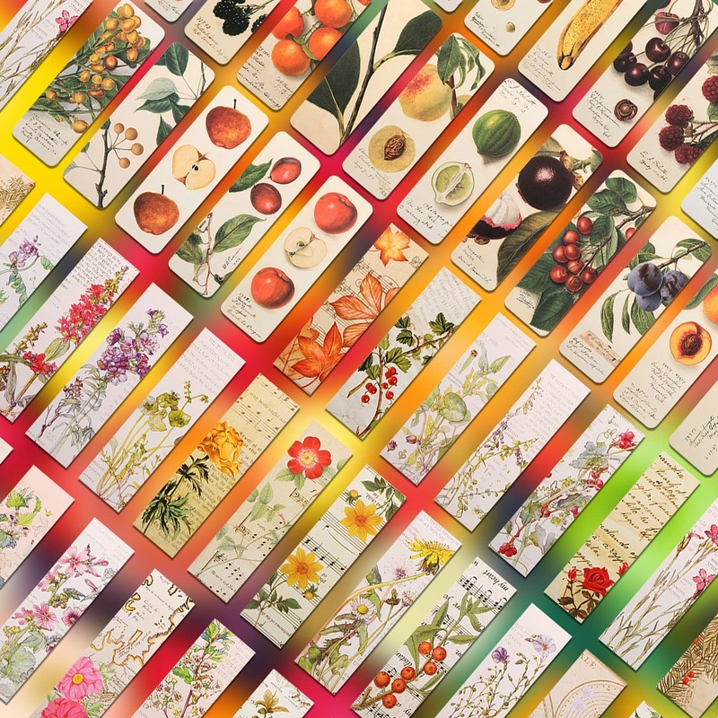 YOVOY 58 Bookmarks, Stylish, Cute, Energetic, Paper, Cute, Beautiful, Bookmark