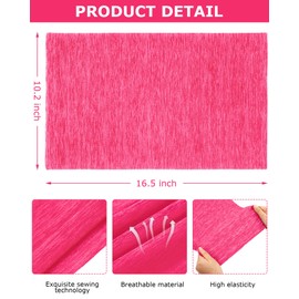 2 Pieces Winter Neck Warmer Gaiter Fleece Ski Neck Scarf Warm Windproof Balaclava Cold Weather Scarf Tube Cover Bandanas for Men Women Winter Motorcycle Skiing Running Cycling (Rose Red, Blue)