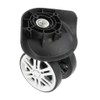 Baoblaze 2 Pieces Black Replacement A19 Dual Roller Wheels Luggage