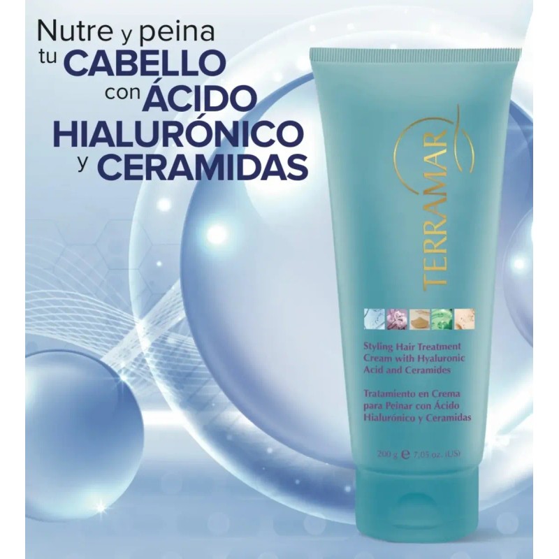 Tratamiento En Crema Para Peinar Terramar Con Ceramidas