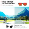 ThunderClap Polarised Replacement Lenses for Electric Swingarm XL Sunglasses, Aurora