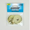 Jandorf 60140 Check Rings Assorted 1/8 IP Slip, Brass Finish
