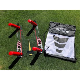 EyeLine Golf Speed Trap 2.0 - Build Confidence and Improve Your Swing with Slice and Hook Corrector- Swing Trainer, Path Aid, Greater Distance - Made in USA - Unbreakable Polycarbonate Base
