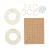 Macrame Board 11x15in Lightweight Macrame Braiding Board Reusable Grids Braiding