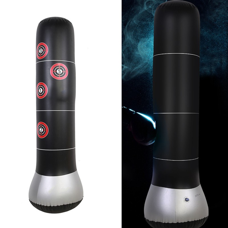 Inflatable Boxing Punching Kick Training Tumbler Bop Bag with Air