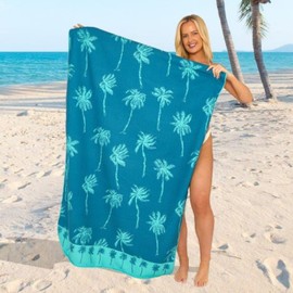 GC GAVENO CAVAILIA Extra Large Beach Towel for Adults - Quick Dry Microfibre Printed Beach Towels - Super Absorbent Beach Towel for Swim (180 x 100 cm) - (1 Piece) Soft, Sand Free,Lightweight - Multi