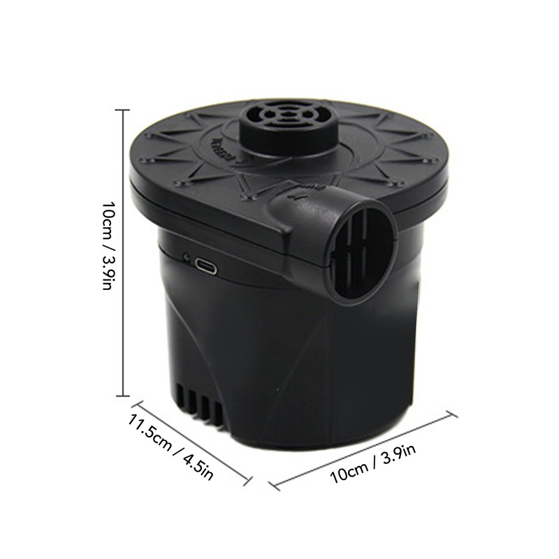 Electric Air Pump USB Rechargeable Quick Fill Portable Overheat Overload