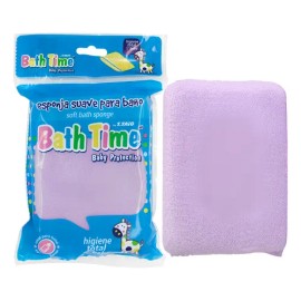 Esponja Con Tela Extra Suave Para El Baño De Bebe Bath Time Agua Varios Colores                                                                       