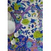 Tree of Life Tablecloth for Square Tables, Cotton Floral Kitchen
