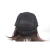 Donally Women's Full Wig Short Bob Straight Wig (Brown)
