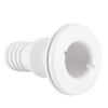 Thru Hull Fitting Through Hull 1‑1/4in Thru-Hull Connector Fitting White