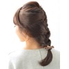 VINGTAINE H-770 Velvet Ribbon, Hair Elastics, Simple, Hair Accessory, Autumn