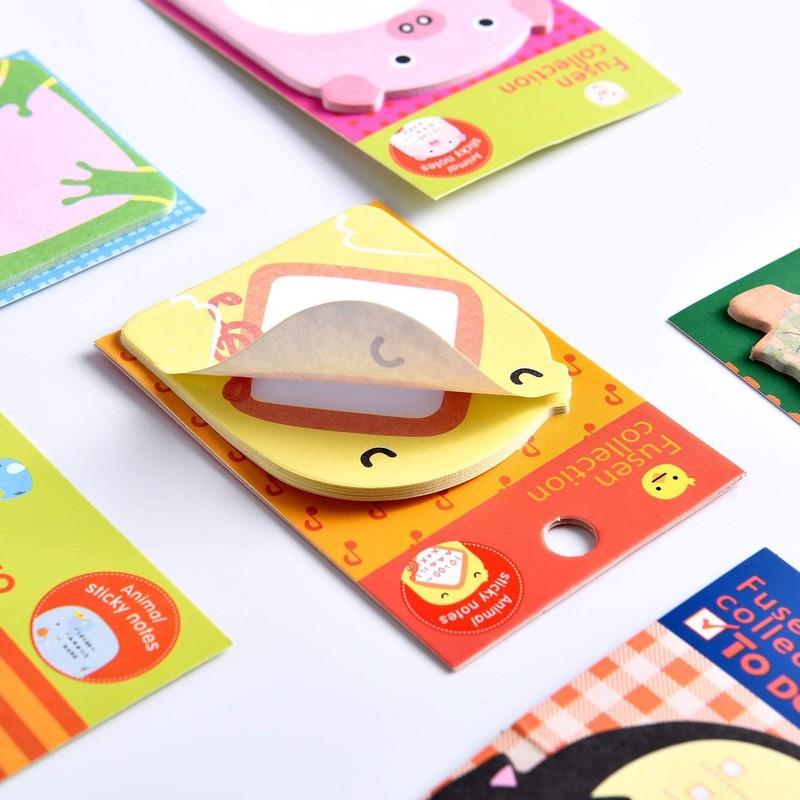 SILHOL Cute Sticky Notes, 16 Pack 320 Sheets Kawaii Cartoon