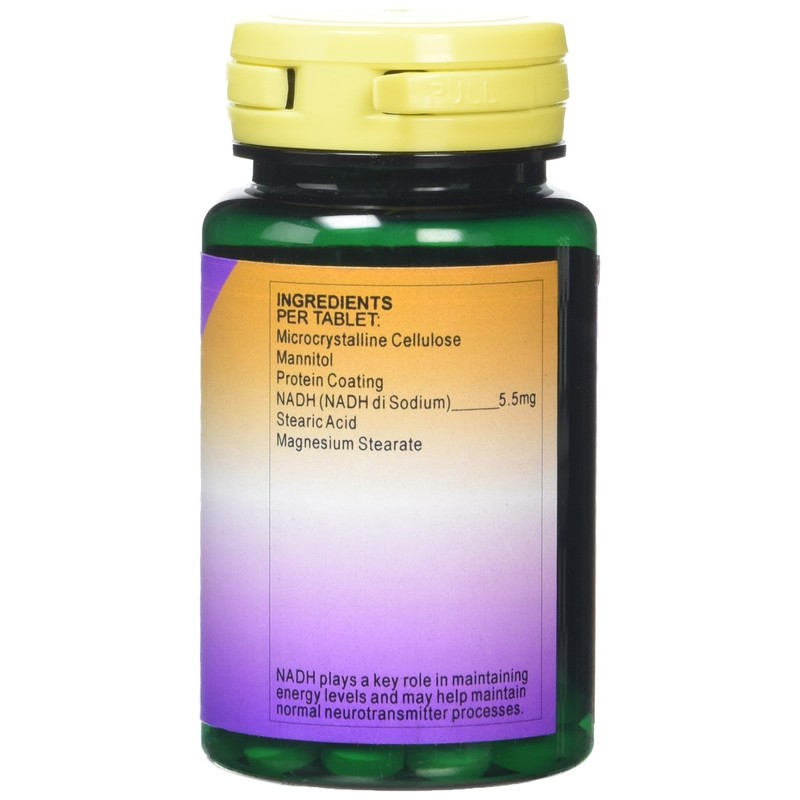 Health Plus NADH 5.5mg Energy Supplement - 30 Tablets