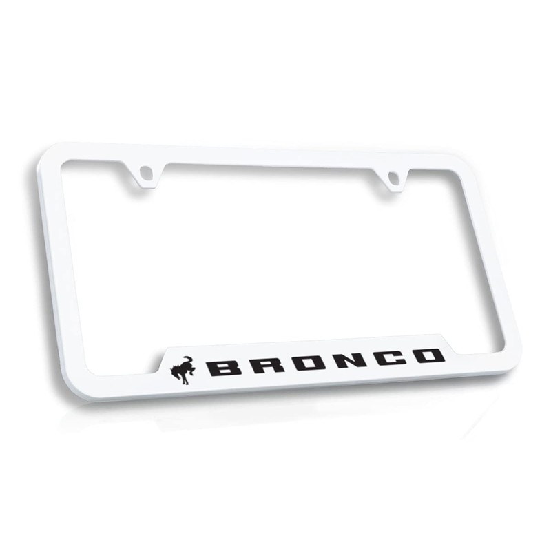 Ford Bronco UV Printed Plastic License Plate Frame