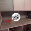 LQQZQQT 2 Pack 90 Degree Page Turning axis Adjustable Cabinet