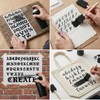 20 Pack Reusable Letter & Number Stencils, 20 Fonts for