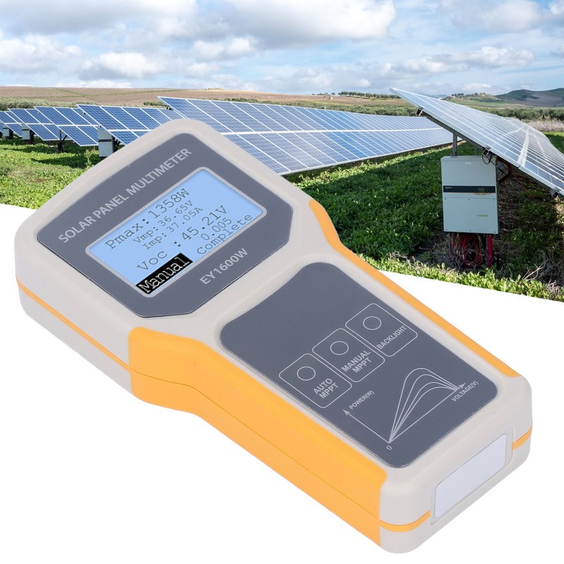 Solar Panel MPPT Tester 5‑1600W 0‑60A Photovoltaic Panel Multimeter with