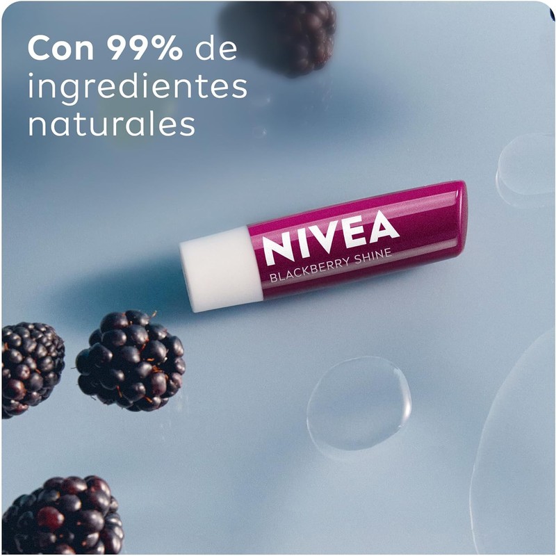 LABELLO Bálsamo labial con color Mora (4.8g) protector labial con