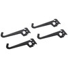 Wall Control 3-1/2in Reach Curved Tip Slotted Hook Pack -