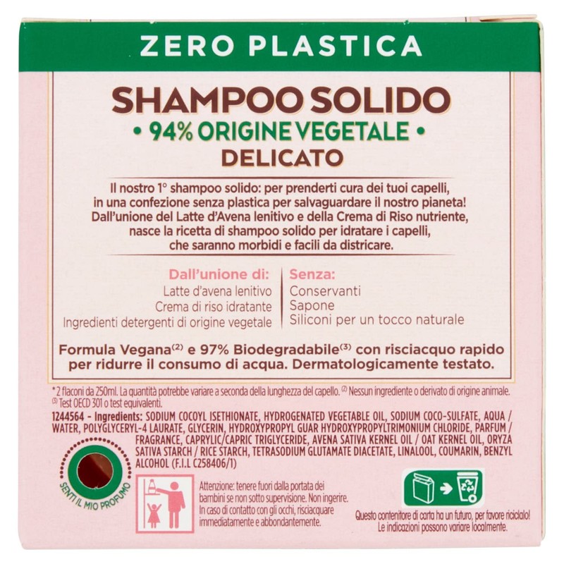 Garnier Ultra Dolce Oat Shampoo for Sensitive Skin and Sensitive