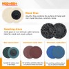 106Pcs Sanding Discs Set,2 inch Die Grinder Sanding Disc with