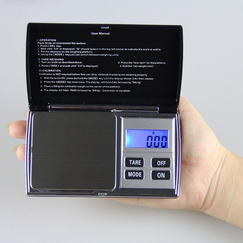 200g X 0.01g Digital Pocket Scale, with Backlit LCD Display,
