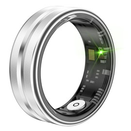 Smart Ring Health Rings for Men Women Remote Camera Heart Rate Sleep Ring Waterproof Sports Ring Tracker Pedometer Calorie Counter Black Silver Gold Rings