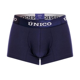 Mundo Unico - Calzoncillos tipo calzones para hombre, microfibra, Azul, M