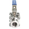 QiiMii KF-25 Vacuum Ball Valve Clamp Valve with Locking Device,