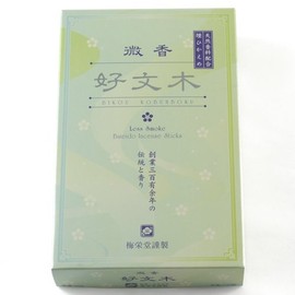 Baieido Bikou Kobunboku Plum Blossom Japanese Floral Incense Sticks - Big Box of 190 Sticks, 30 Mins Per Stick