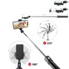 axGear Selfie Stick Tripod Stand with Bluetooth Wireless Remote Extendable