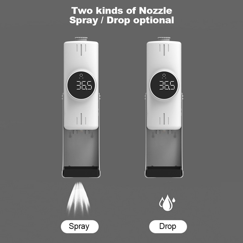 1000ml Wall Mounted Automatic Soap Dispenser Hand Sanitizer Dispenser Non-contact