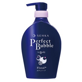 Senka Perfect Bubble for Body Cleanser Floral Plus N, 500ml, 1 piece / 센카 퍼펙트 버블 포 바디 클렌저 플로럴 플러스 N, 500ml, 1개