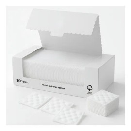 Almohadillas De Algodón De Corea Para Limpieza Facial 200 Pz