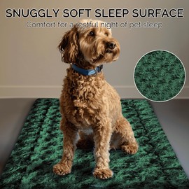 Dog Bed Mat - Dog Crate Pad - Reversible Dog Mat for Pet Comfort - Soft Bed Crate Pads with Dual-Sided Design for All Seasons - Durable, Machine Washable Dog Mat for Crates, Travel, and Home