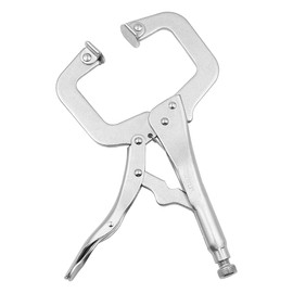 Set of 2 ZONADAH Locking C-Clamp 11" Inches with Swivel Pads - Durable Steel Plier Vice C Clamp 275mm - Heavy-Duty Welding Vise Tools for Metalworking, Welding, Carpentry, and DIY Projects