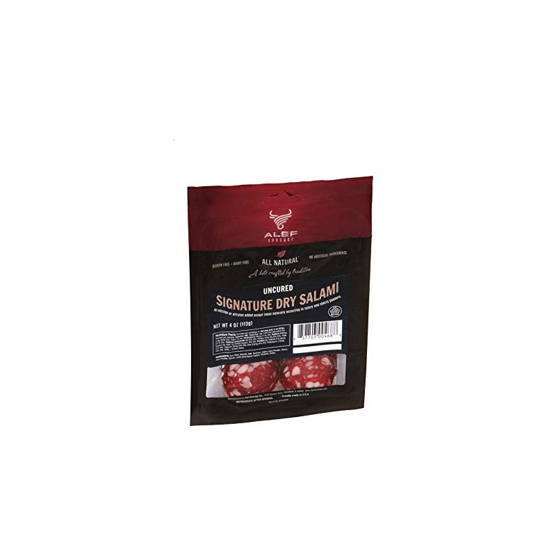 Uncured All Natural Signature Dry Salami (3 packages 4 oz.