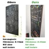 ZHIDIAN Magnetic Chalkboard Contact Paper for Wall, 60" x 36"