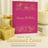 Promot - Birthday Guest Book for Party Alternative, Pink -