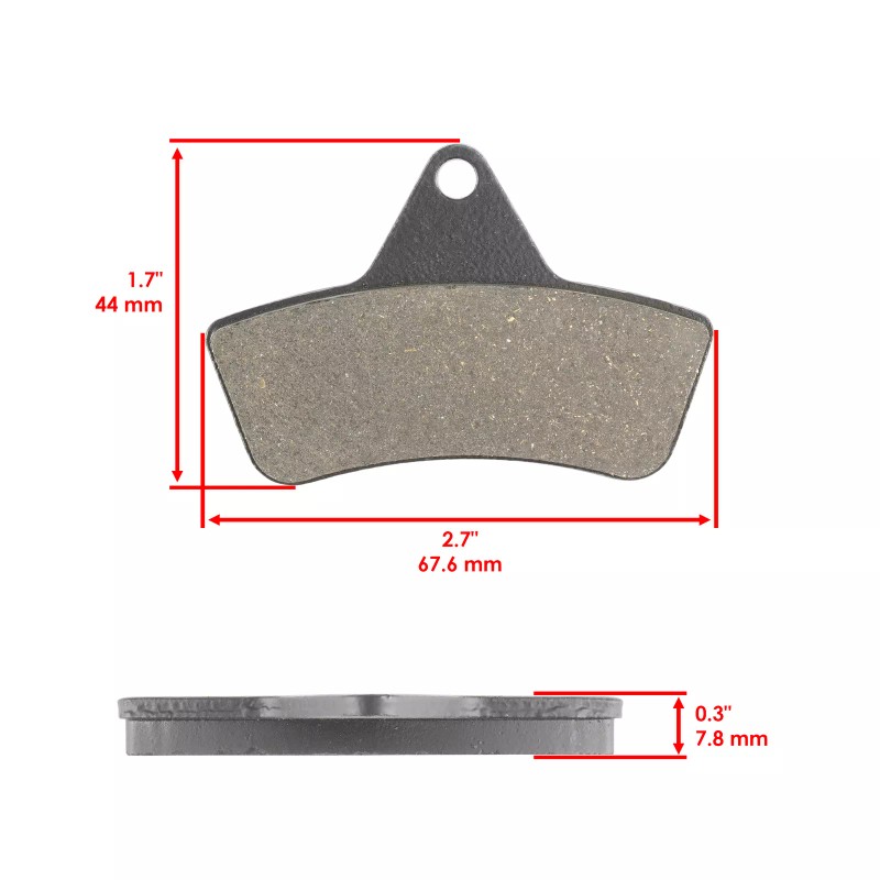 Celox Front and Rear Brake Pads for Arctic Cat 500