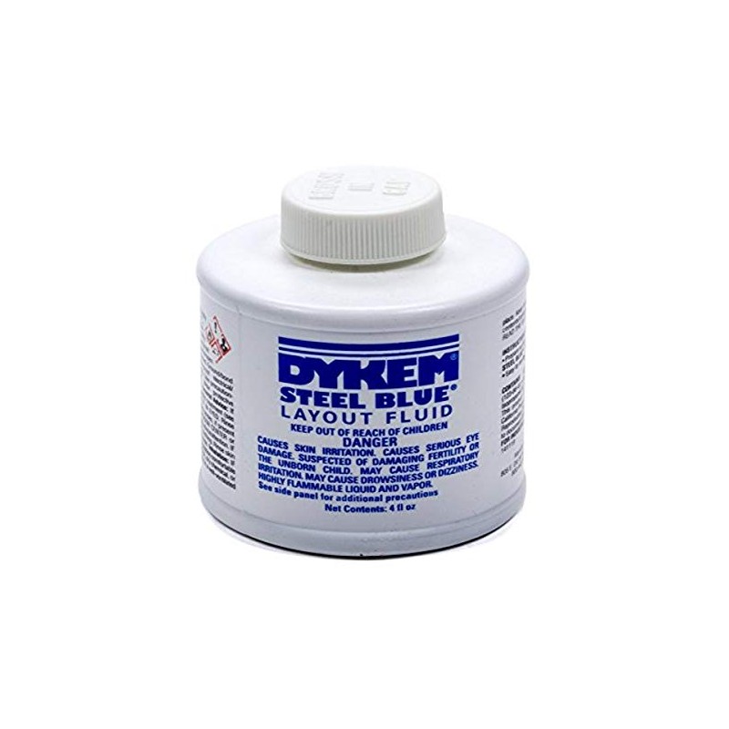 Dykem Layout Fluid 4oz Brush in Cap