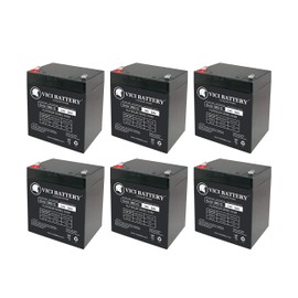 VICI Battery 12V 5AH Battery for Razor PowerRider 360 Electric Tricycle - 6 Pack Brand Product