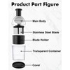 Food Chopper, Hand Chopper Dicer Easy to Clean, Manual Slap